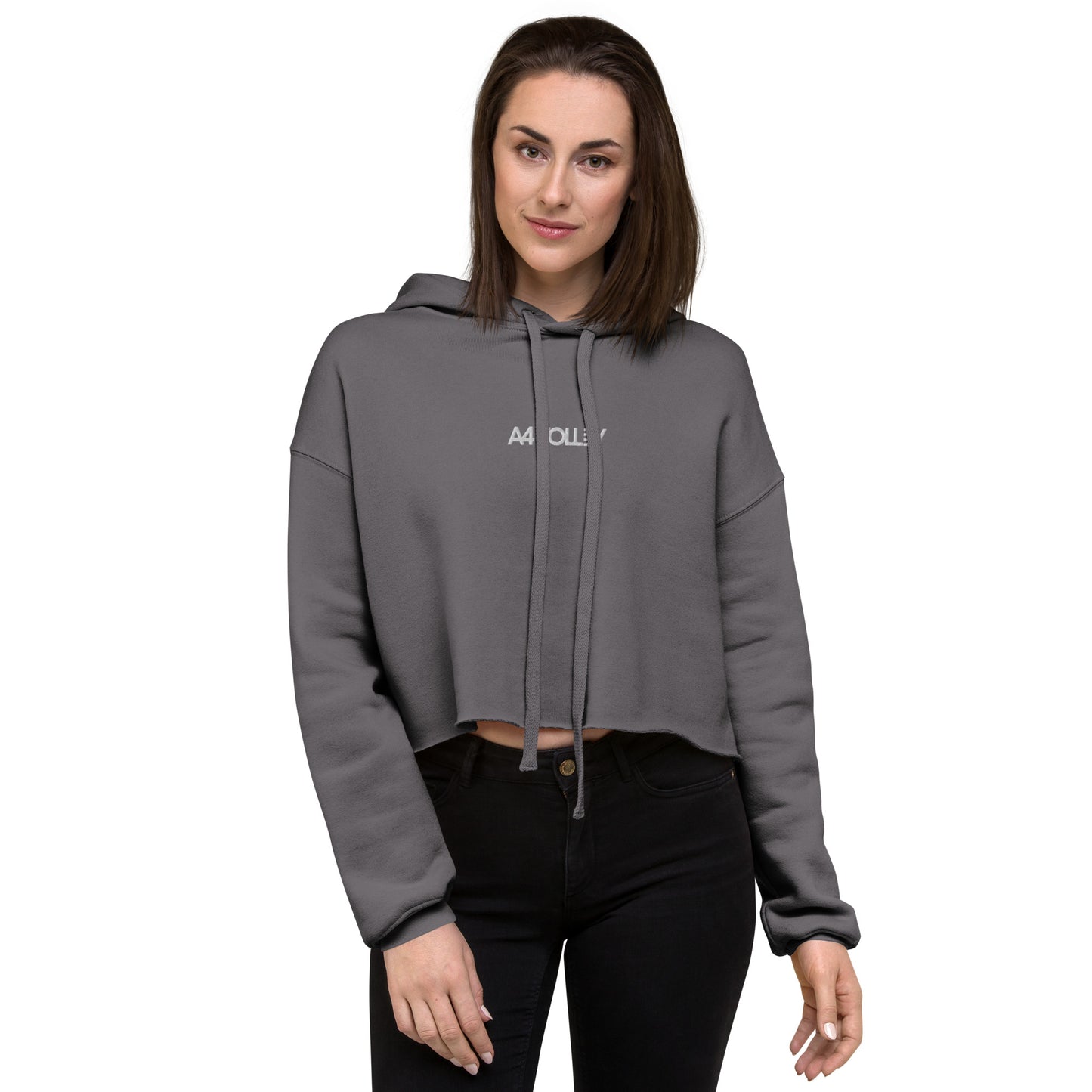 WOMENS A4 CROPPED HOODIE